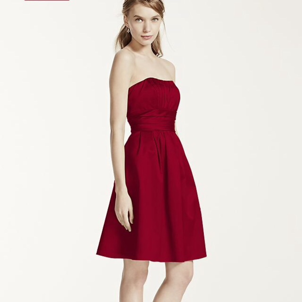 David’s Bridal Apple Bridesmaid Dress size 10